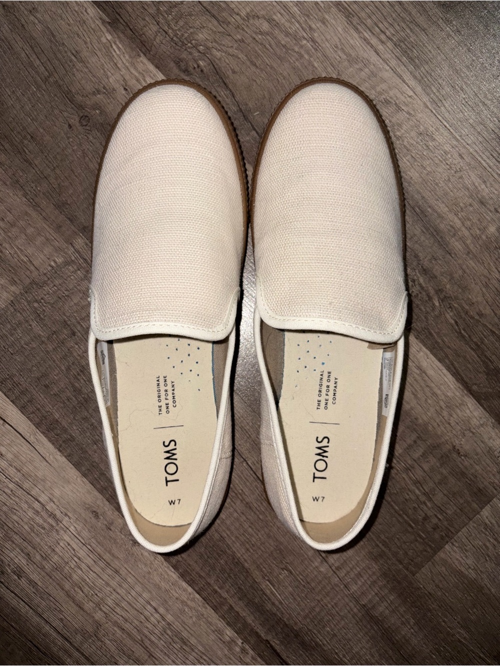 Toms Clemente Slip-On Canvas in Birch with Gum Sole - Picture 4 of 4